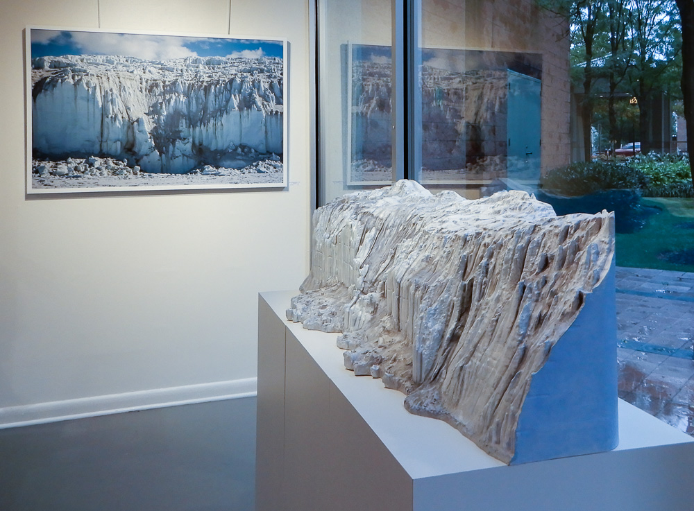 Canada Glacier from Lake Fryxell Sculpture and Photograph