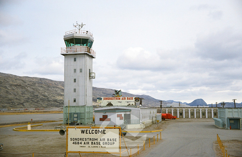 Kangerlussuaq Airport Tower in 1972 from Danish Arctic Institute collection.
