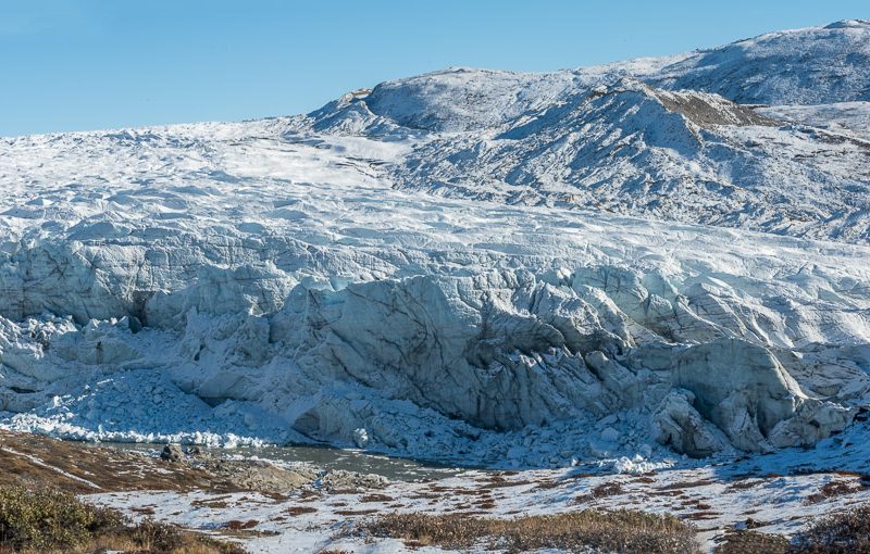 Visible Effects of Climate Change at the Russell Glacier