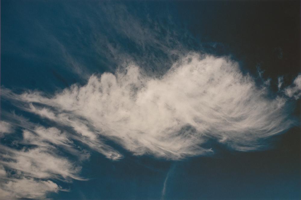 Plume Sequence: After 12 Minutes (2011)  archival pigment prints, hand-colored with pastels, 12 x 18 inches