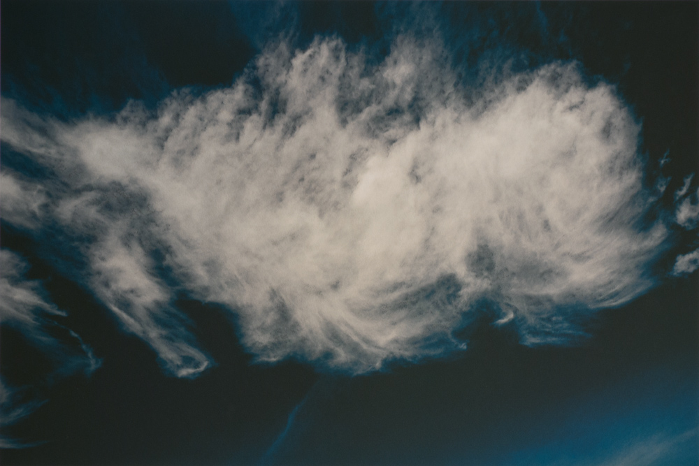 Plume Sequence: After 16 Minutes (2011)  archival pigment prints, hand-colored with pastels, 12 x 18 inches