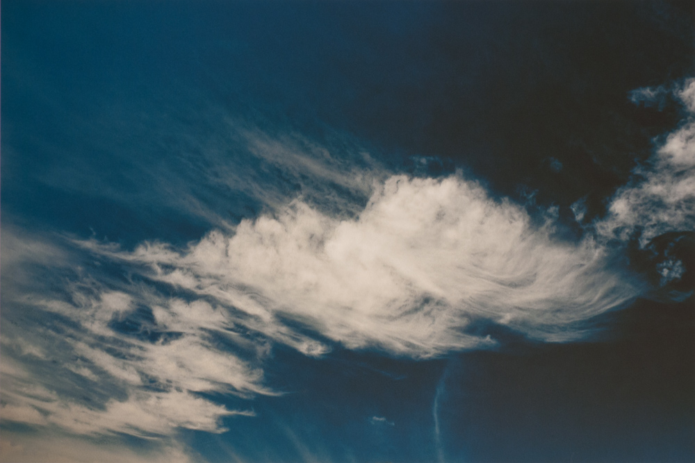 Plume Sequence: After 8 Minutes (2011)  archival pigment prints, hand-colored with pastels, 12 x 18 inches
