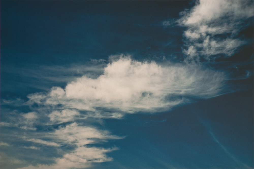 Plume Sequence: Start (2011)  archival pigment prints, hand-colored with pastels, 12 x 18 inches