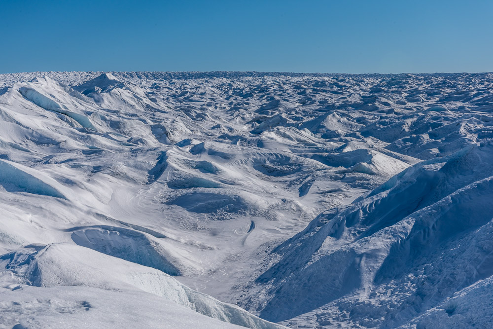Greenland Ice Cap looking inland