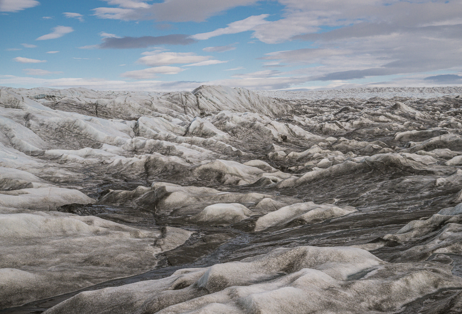 Greenland Ice Cap in Summer