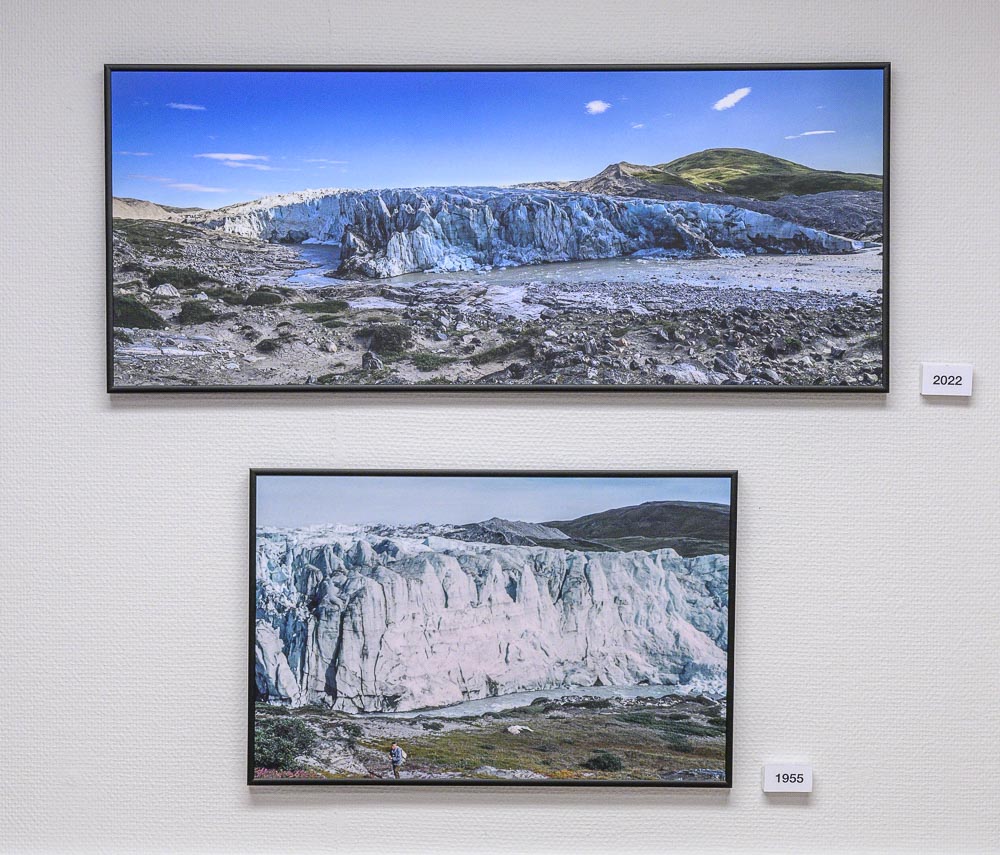 The Changing Russell Glacier (1955, 2022)